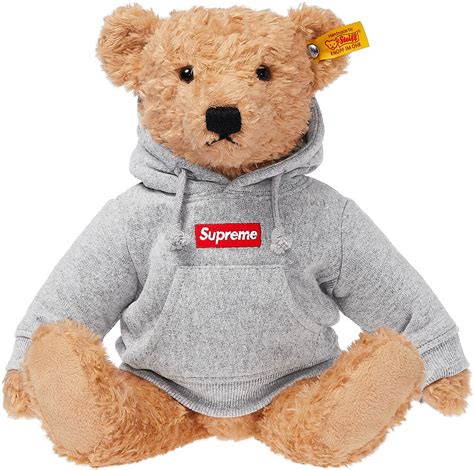 supreme teddy bear lv|supreme steiff teddy bear.